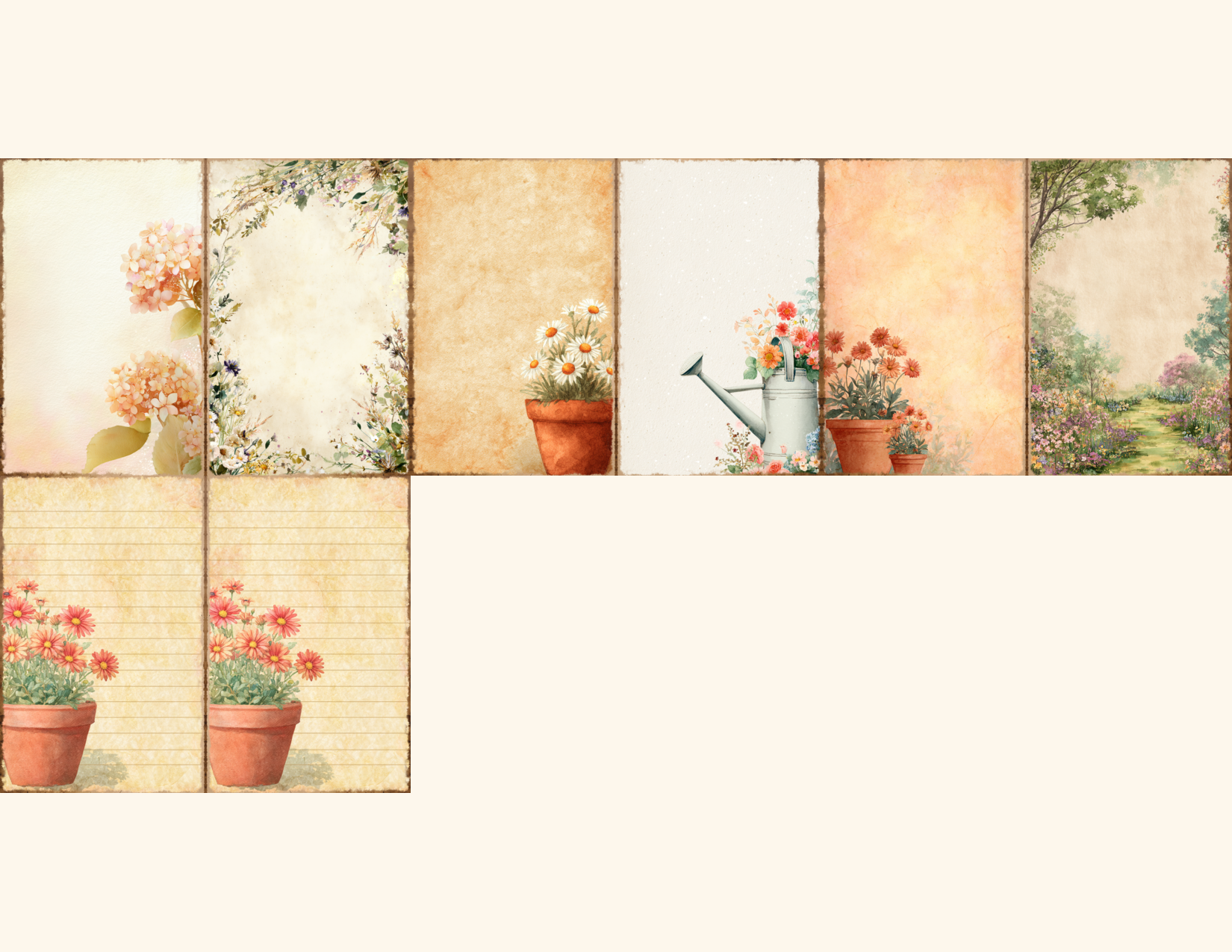 Spring Garden Journal Pages