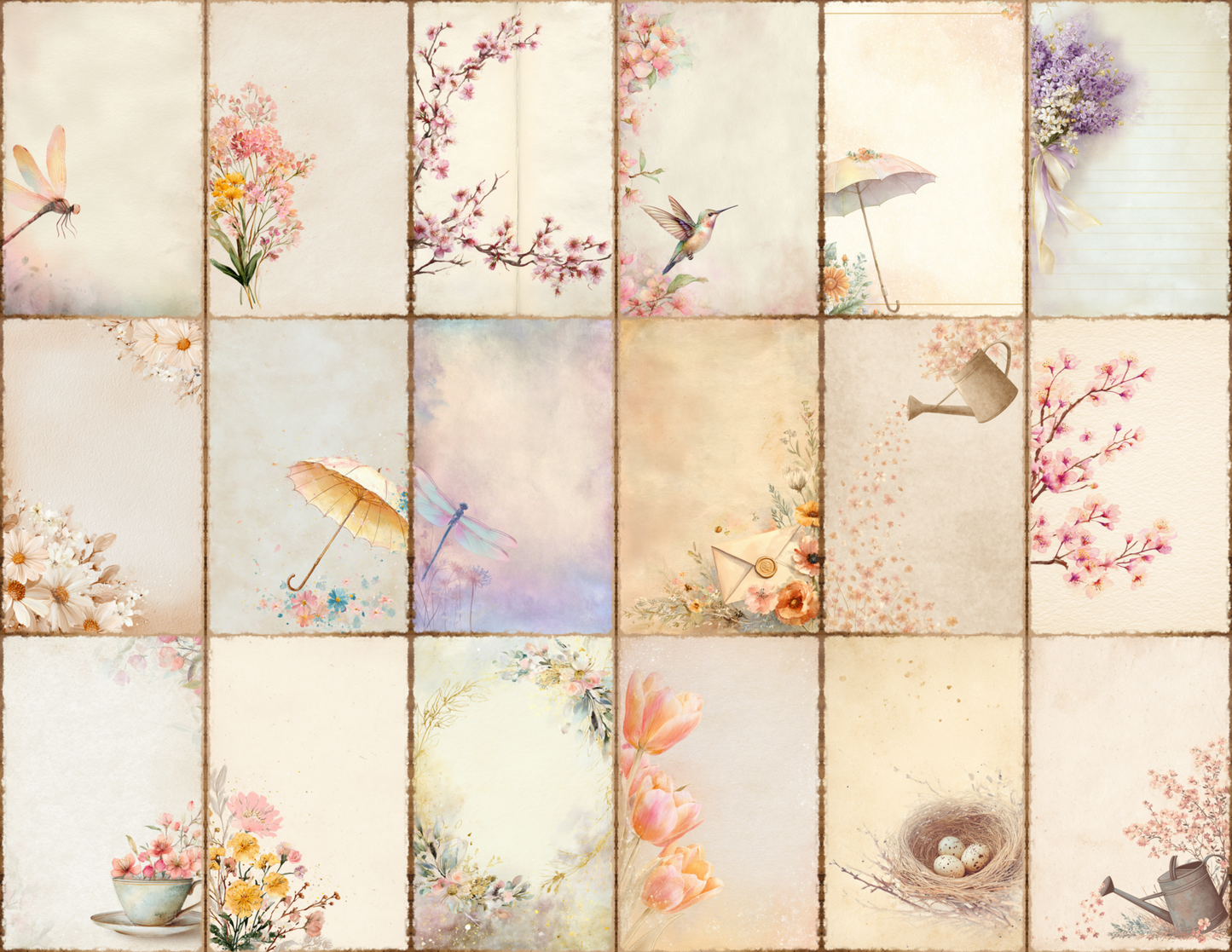 Spring Journal Pages