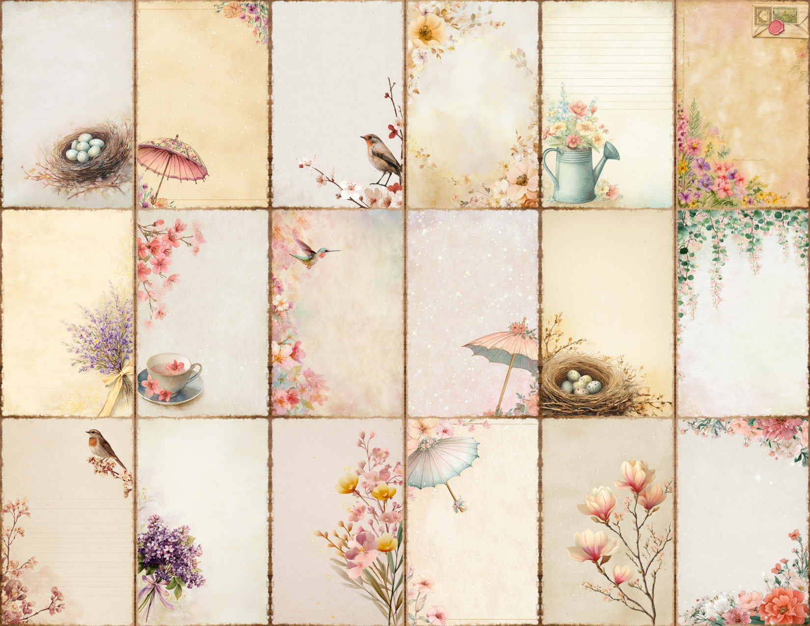 Spring Journal Pages