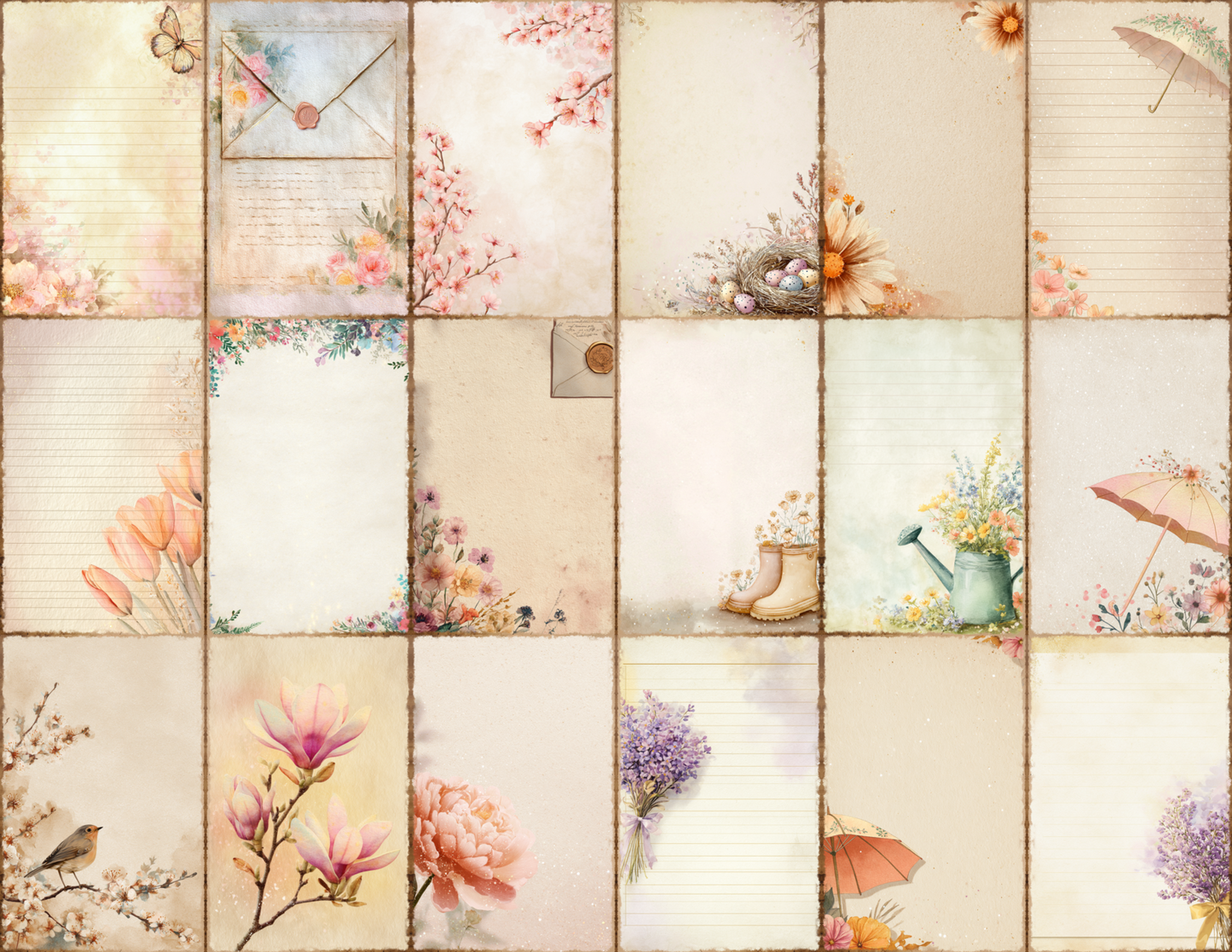 Spring Journal Pages