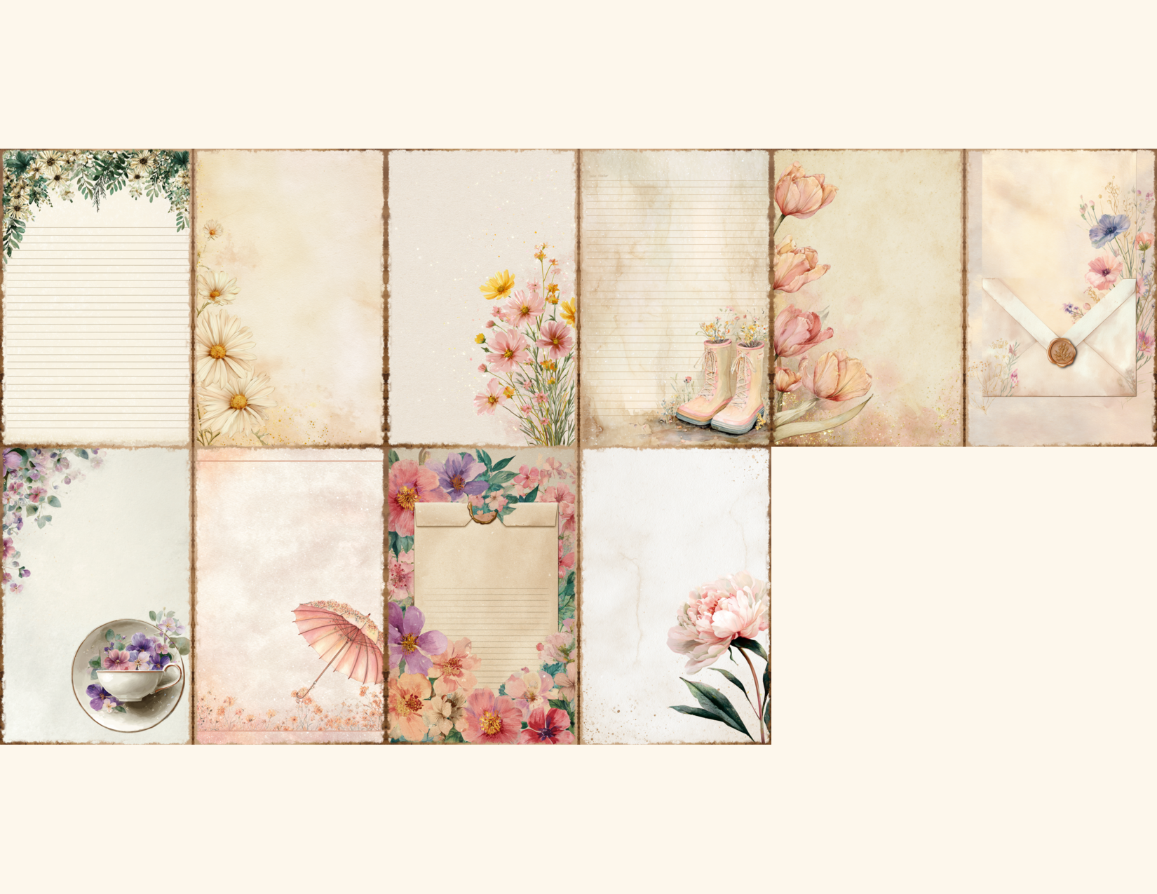 Spring Journal Pages