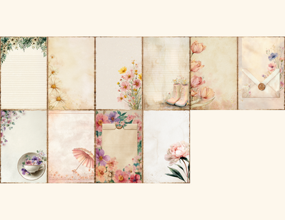 Spring Journal Pages