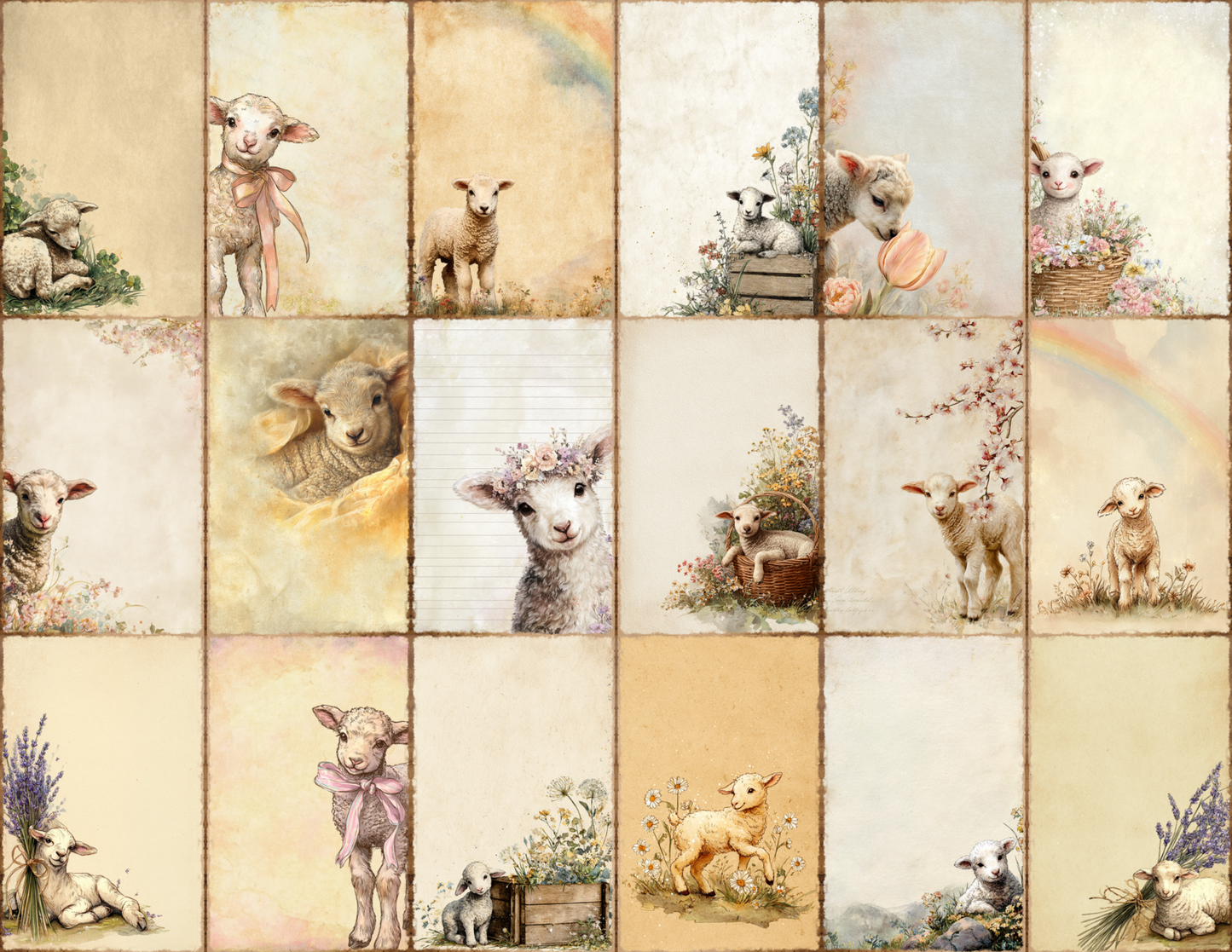 Spring Lambs Journal Pages