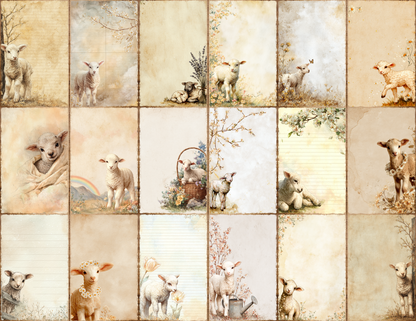 Spring Lambs Journal Pages