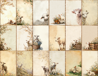 Spring Lambs Journal Pages