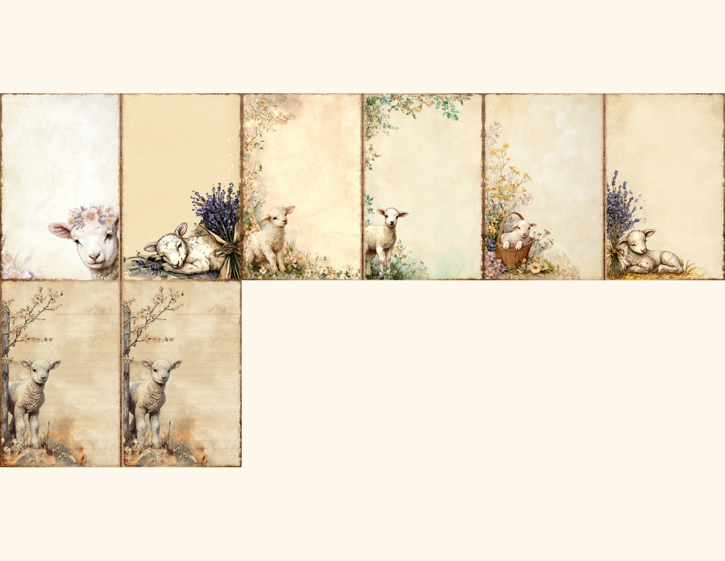 Spring Lambs Journal Pages