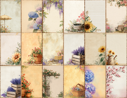 Summer Garden Journal Pages