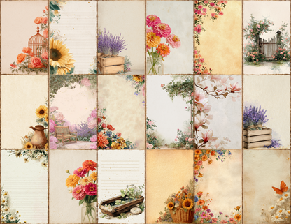 Summer Garden Journal Pages