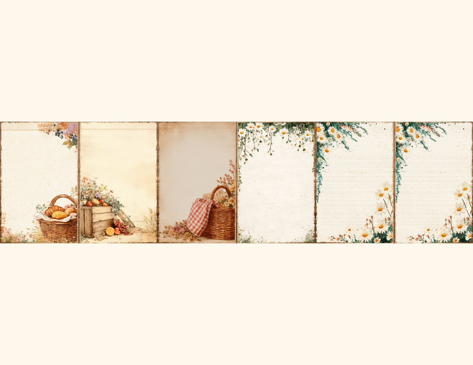 Summer Picnic Journal Pages