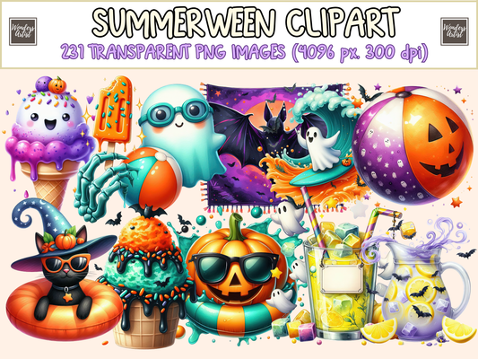 Summerween Clipart