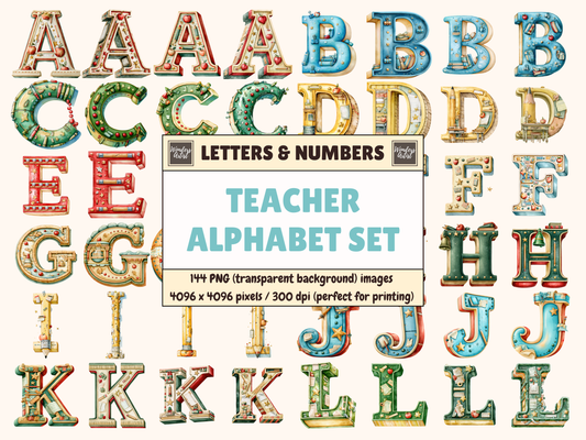Teacher Alphabet & Numbers