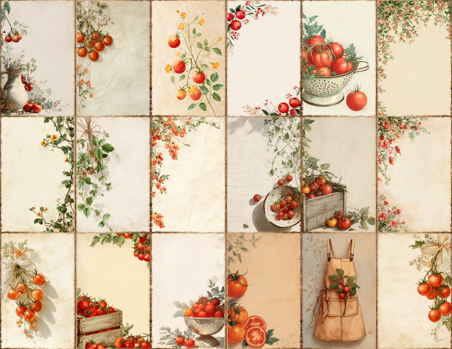 Tomato Vine Journal Pages