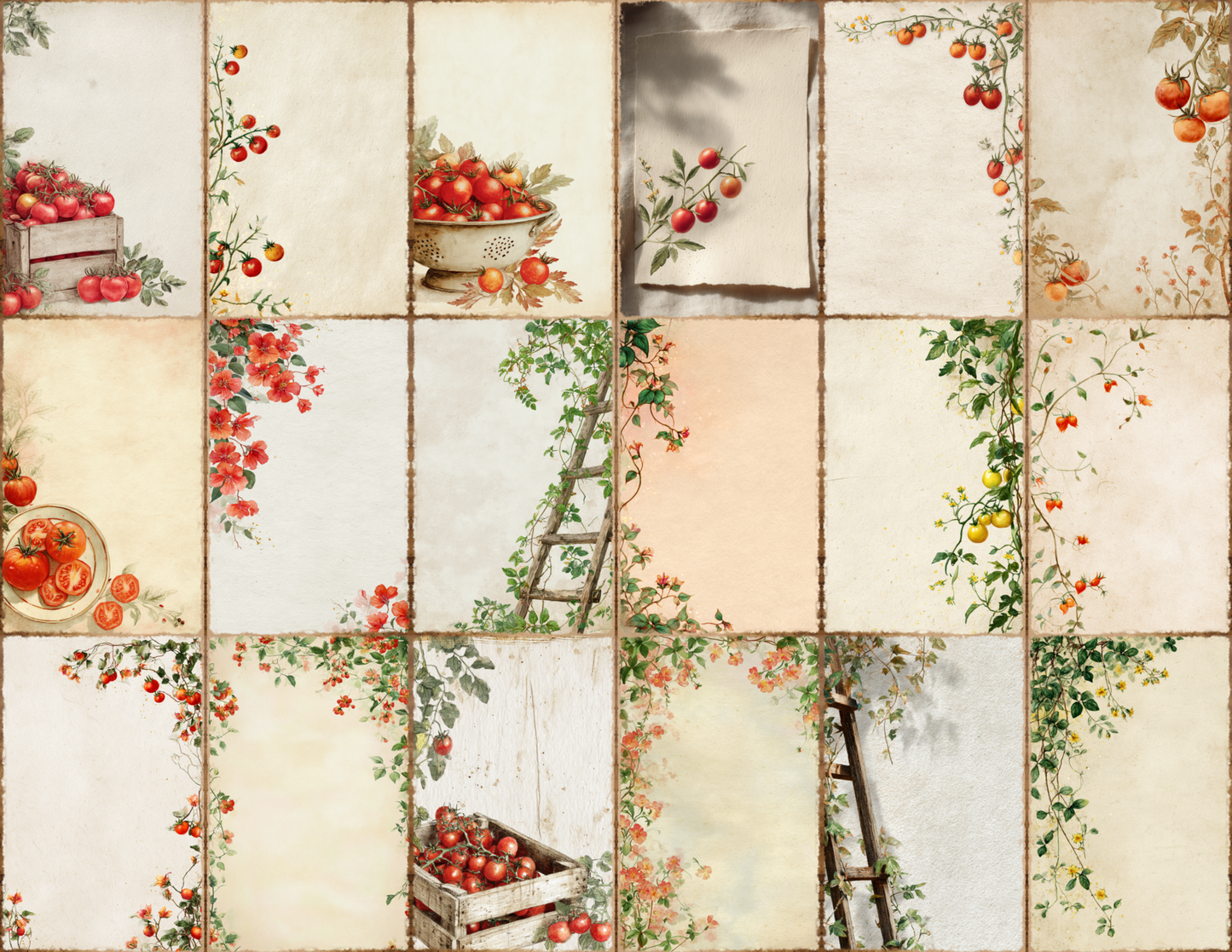 Tomato Vine Journal Pages