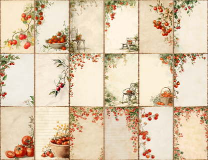 Tomato Vine Journal Pages