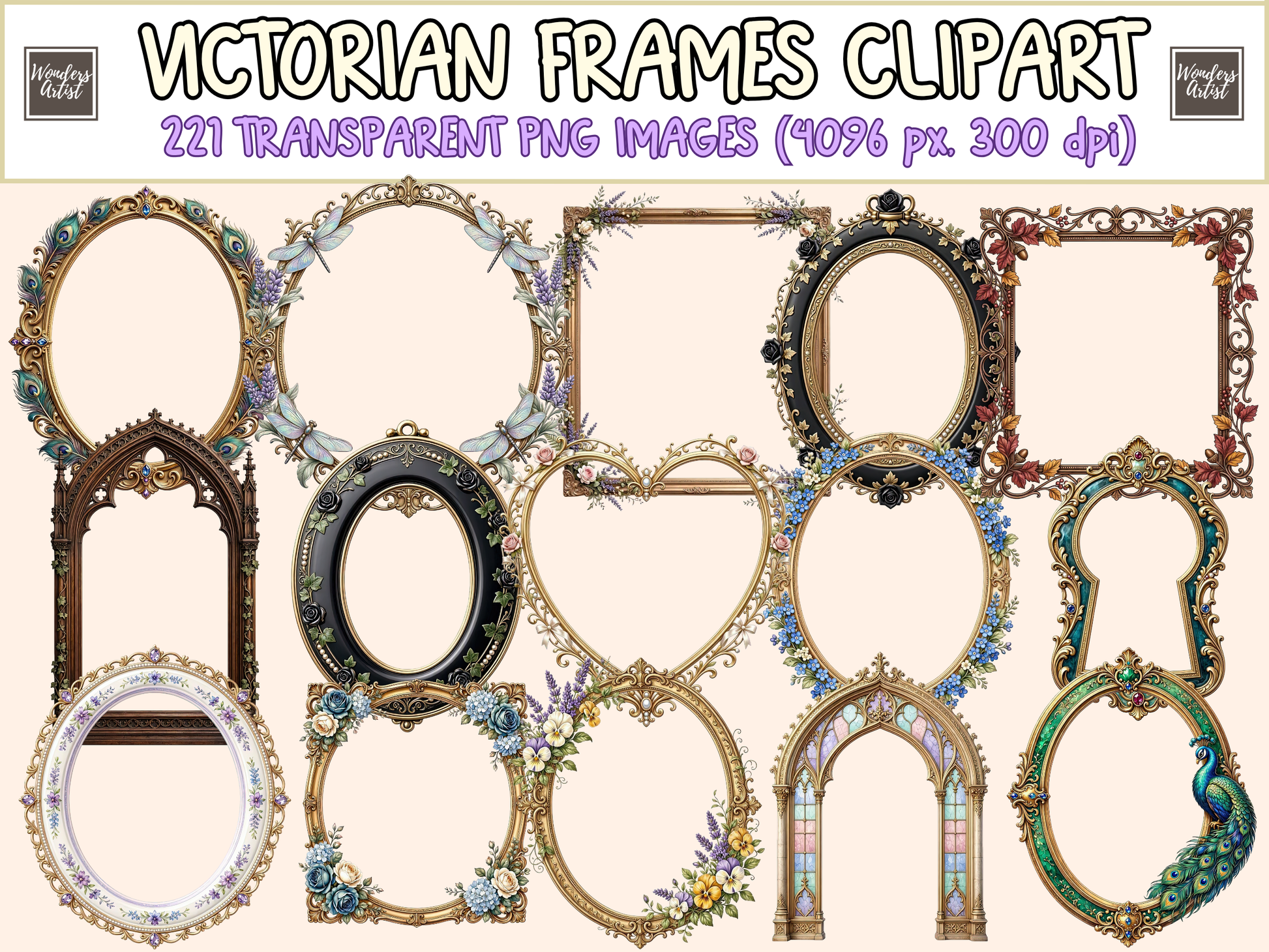 Victorian Frames Clipart