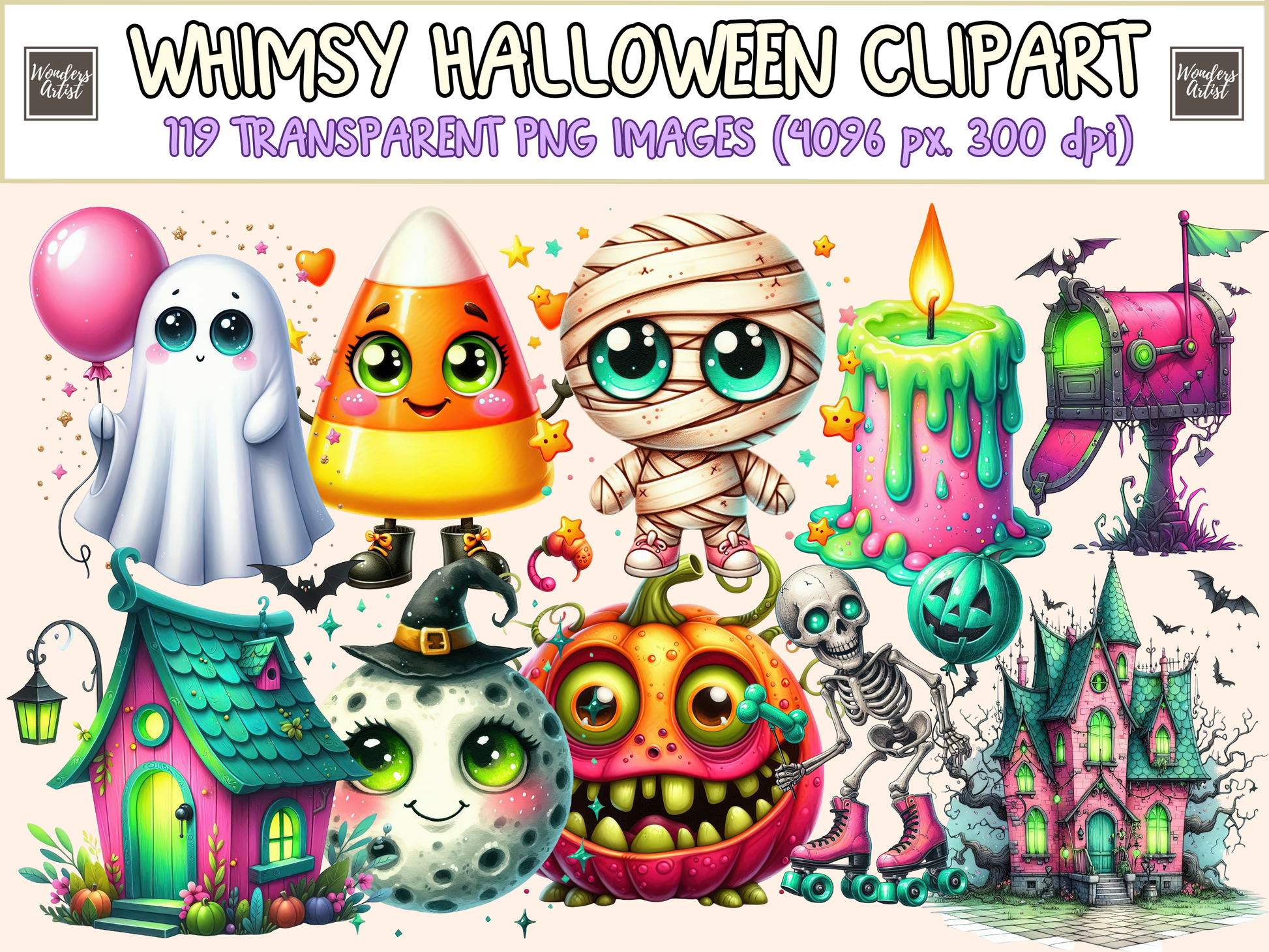 Whimsy Halloween Clipart