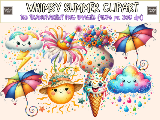 Whimsy Summer Clipart