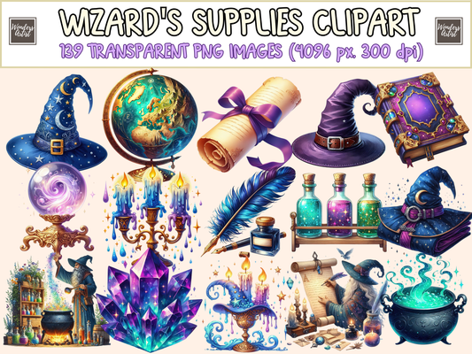 Wizard's Supplies Clipart