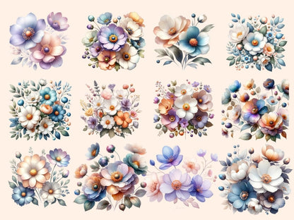 Abstract Flowers Clipart Abstract flora - Wonders Artist