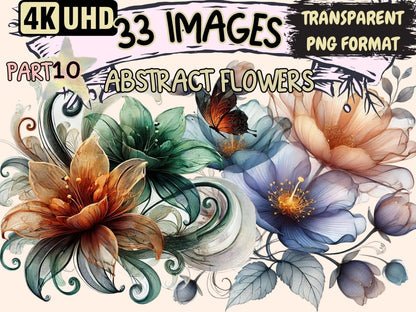Abstract Flowers (P10) Clipart abstract flowers - Wonders Artist