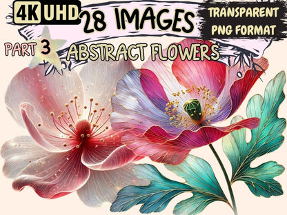 Abstract Flowers (P3) Clipart Abstract clip art - Wonders Artist