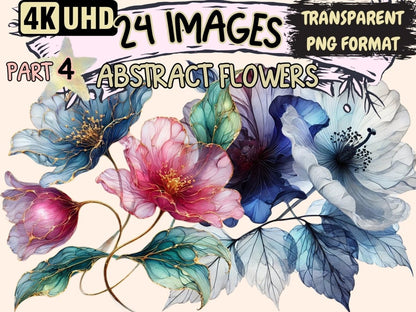 Abstract Flowers (P4) Clipart Abstract clip art - Wonders Artist