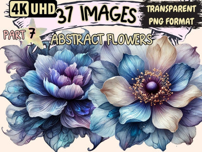Abstract Flowers (P7) Clipart abstract flowers - Wonders Artist