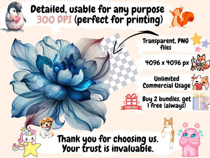 Abstract Flowers (P7) Clipart abstract flowers - Wonders Artist