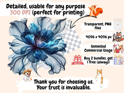 Abstract Flowers (P8) Clipart abstract flowers - Wonders Artist