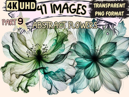 Abstract Flowers (P9) Clipart abstract flowers - Wonders Artist