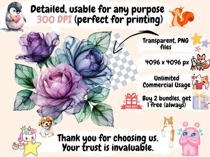 Abstract Roses Clipart abstract floral - Wonders Artist