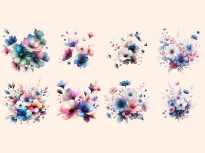 Abstract Wildflowers Clipart Abstract clip art - Wonders Artist