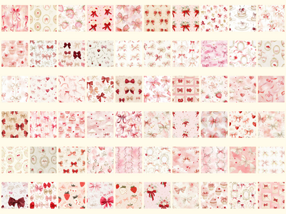 Coquette Bows Digital Paper