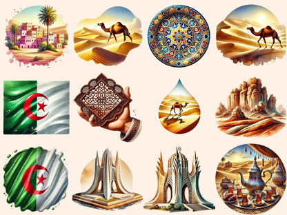Algeria Clipart Algeria Art PNG - Wonders Artist