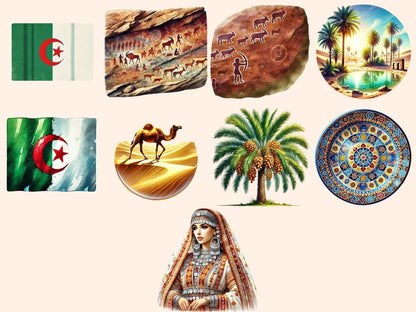 Algeria Clipart Algeria Art PNG - Wonders Artist