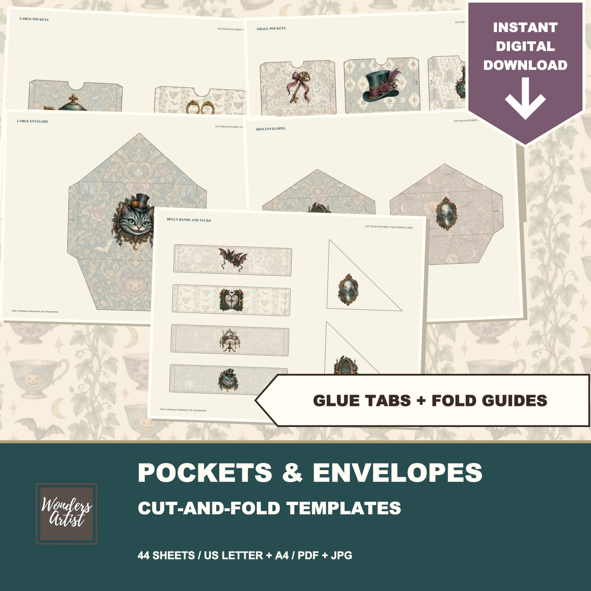 Alice in Halloween Wonderland Journal Kit — preview 4