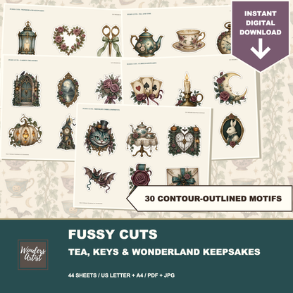 Alice in Halloween Wonderland Journal Kit — preview 5
