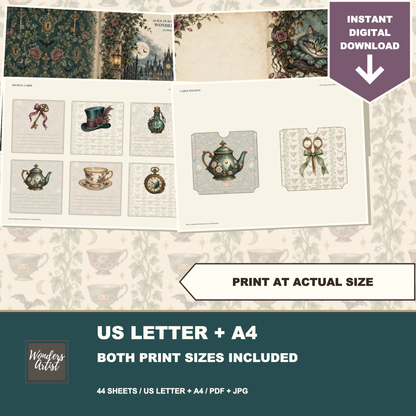 Alice in Halloween Wonderland Journal Kit — preview 7