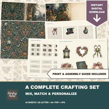 Alice in Halloween Wonderland Journal Kit — preview 9