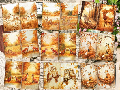 Amber Woodland Journal Pages (P2) Amber Ephemera - Wonders Artist