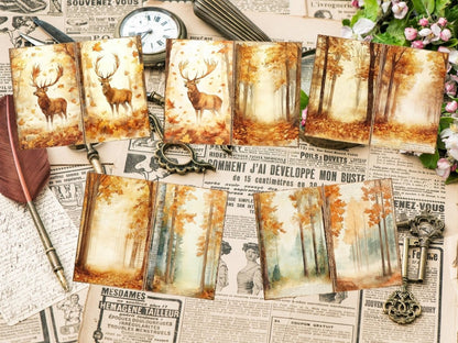 Amber Woodland Journal Pages (P2) Amber Ephemera - Wonders Artist