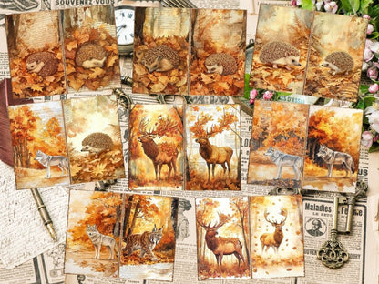 Amber Woodland Journal Pages (P2) Amber Ephemera - Wonders Artist