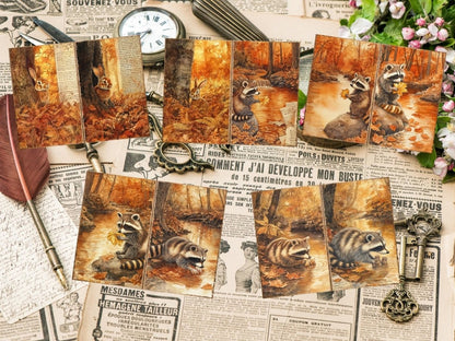 Amber Woodland Journal Pages (P3) Amber Ephemera - Wonders Artist