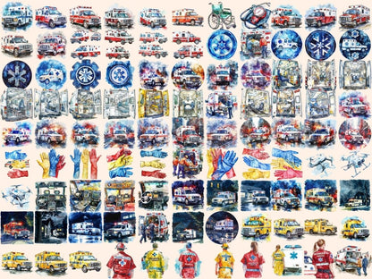 Ambulance Watercolor Clipart ambulance clipart - Wonders Artist