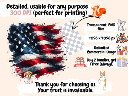 American Flags Clipart American flag art - Wonders Artist