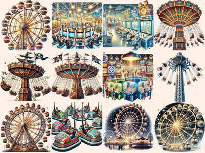 Amusement Park Clipart amusement design - Wonders Artist