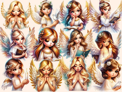 Angel Girls Clipart angel digitals - Wonders Artist