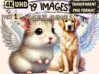 Angelic Animals Clipart angel animals png - Wonders Artist