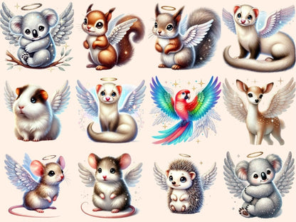 Angelic Animals (P2) Clipart angel animal clipart - Wonders Artist