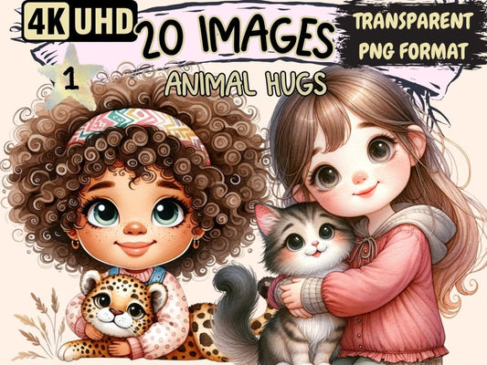 Animal Hugs Clipart animal clipart - Wonders Artist